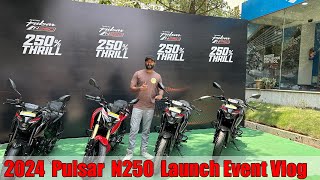 2024 Pulsar N250 Launched in Hyderabad  TechTravelTelugu [upl. by Hedges716]