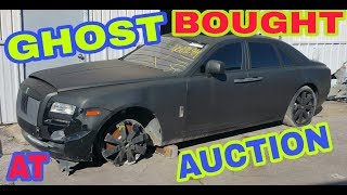 Bought a wrecked Rolls Royce Ghost on Copart unbelievable [upl. by Carol750]