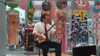 津軽三味線 Tsugaru jongara bushi HACHINOHE Shamisen LIVE [upl. by Hoseia215]