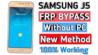 Samsung J5 SMJ500F FRP Unlock  Google Account Bypass 2024 Without PC New Method 2024 [upl. by Novyert]