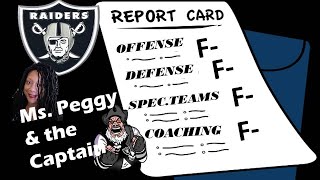 Raiders Report Card Post Week 8  Ms Peggy and Captain Jack [upl. by Snebur]