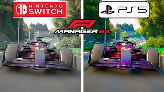 F1 Manager 2024 PS5 vs Nintendo Switch Graphics Comparison [upl. by Notxed668]