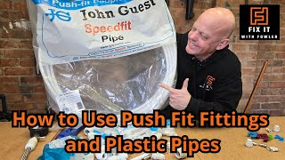 The Ultimate Guide To Using JG Push Fit Fittings And Plastic Pipes [upl. by Hareenum211]