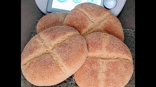 Painsemoule🍞 au Thermomix 🔥TM6 👍 خبز السميد 🍞في ثيرموميكس [upl. by Zantos]