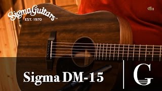 Sigma DM15 Acoustic Guitar  The G Chord MMTV [upl. by Helsa160]