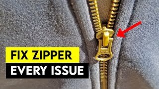 Zipper repair How to fix a zipper 5 Common issues [upl. by Illac94]