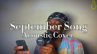 JP Cooper  September Song acoustic cover Light Vibez session [upl. by Hillhouse]