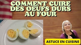 Comment faire cuire des œufs durs au four [upl. by Cynthla860]