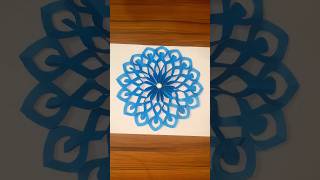 Easy paper snowflakes ❄️ how to make beautiful snowflake out of paper snowflakes youtube [upl. by Ramu463]