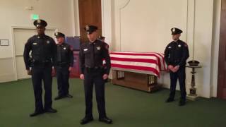 United States Ceremonial Guardsman Casket Watch Training [upl. by Brockie]