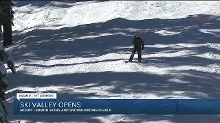 Time to shred Ski Valley on Mount Lemmon reopens for the 2024 season [upl. by Allertse]