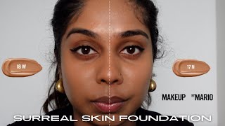 MAKEUP BY MARIO SurrealSkin™ Foundation  17N vs 18 W [upl. by Whitford614]