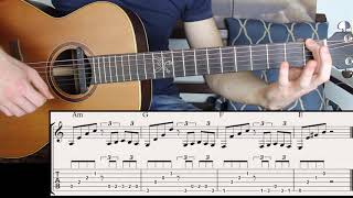 Number One Spanish Chord Progression You must Learn  Fingerstyle Guitar Lesson [upl. by Buffy]