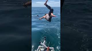 Man Takes Swim with Shark Then Panics After Realizing It Might Have Been a Great White [upl. by Aldous675]