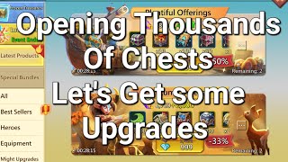 Lords Mobile  Buying Packs And Upgrading Stats [upl. by Eveleen]