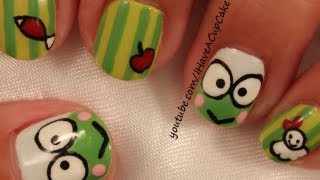 Keroppi Nail Art [upl. by Euk]