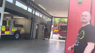 Us visiting Wimborne Fire Station 11052024 [upl. by Naruq]