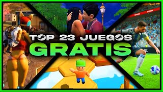 🎮 23 Épicos JUEGOS GRATIS de STEAM para PC ⭐ [upl. by Parrnell798]