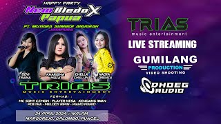 🔴LIVE STREAMING TRIAS MUSIC  HAPPY PARTY NEW BLEDOX PAPUA  MARGOREJO GALOMBO PUNCEL PATI [upl. by Eirhtug]