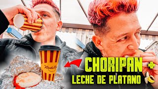 PROBANDO CHORIPAN  LECHE CON PLATANO ¿WC🚽💩 🥛 🍌 😱 [upl. by Adnor]