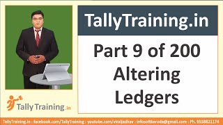 Module 2  Session 4  Alter and Delete a Ledger  Learn Tally ERP 9 in Hindi [upl. by Drofkcor674]