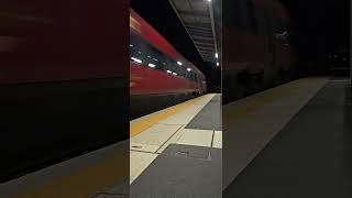 treno Italo Evo in corsa Nella Stazione di CivitacastellanaMagliano train [upl. by Lulu406]