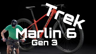 2024 Trek Marlin 6 gen 3 Walkaround Review Actual Weight MORE UPGRADES WOW [upl. by Ylrak192]