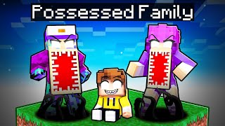 Having a POSSESSED FAMILY in Minecraft [upl. by Elazaro]