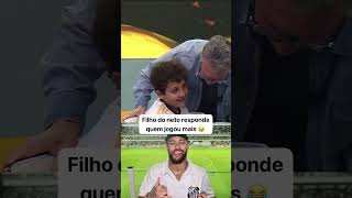 Filho do Craque Neto responde se o Neymar jogou mais que o seu pai futebol copa neymar brasil [upl. by Valentijn]