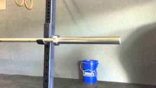 Wright Equipment Pro Elite 20kg Bearing Barbell Spin Test [upl. by Ettennil]