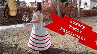 Making a Farthingale  a Luxury Tudor Hoopskirt [upl. by Garfinkel]