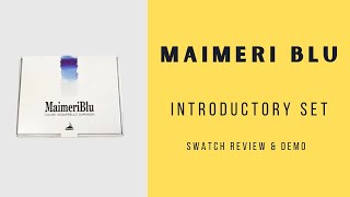 MaimeriBlu by Maimeri watercolor Introductory Set full review swatch mixes and demo [upl. by Aileduab]