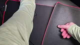 EASEMO Gaming Mouse Pad RGB Mouse Mat XXL Large 900 x 400 x 4 mm  Unboxing [upl. by Jemmy]