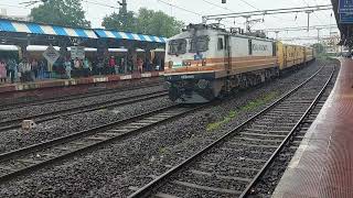 22159 MGR Chennai Central SF express skipping Chinchwad Station [upl. by Goodyear]