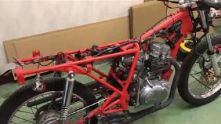 Skyteam Ace 125 build series Part 2  Air Filter And Brake Rod [upl. by Llehcram]