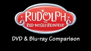 Rudolph The Red Nosed Reindeer DVD amp Blu ray comparison [upl. by Jaynes]