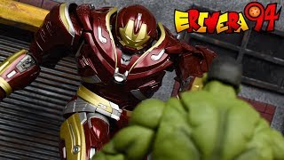 SH Figuarts Chogokin Avengers Infinity War HULKBUSTER MARK II Action Figure Review [upl. by Nlyak]