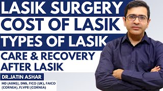 Lasik Laser Eye Surgery  Types  Cost of Lasik in India  Side Effect  Recovery after Lasik [upl. by Srednas]