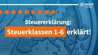 Steuerklassen einfach erklärt – Steuerklasse 1 bis 6 erklärt  smartsteuer [upl. by Laurita]