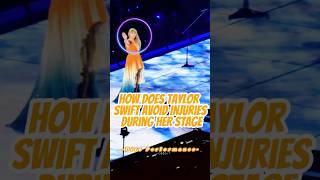 How Does Taylor Swift Avoid Injuries During Her Stage Dive Performancetaylorswift celebrity [upl. by Irrehc570]