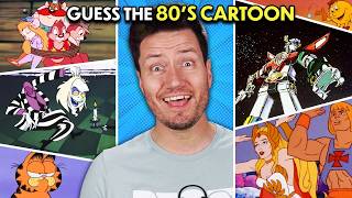 Guess The 80s Cartoons In One Second  React [upl. by Velda]