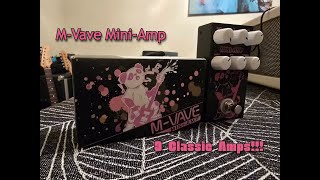 The MVave Mini Amp does 9 Classic Amps Marshall Fender Soldanoetc [upl. by Wolfie]