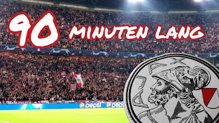 50000 Ajax Amsterdam fans singing quot90 minuten langquot I Champions League vs Dortmund October 2021 [upl. by Halsey546]