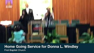 Home Going Service for Donna Lillie Windley [upl. by Shaya804]