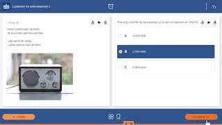 Luisteren examen A2 nieuw systeem 3 vragen [upl. by Yalonda633]