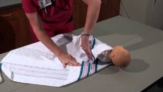 Parenting and Infant Care  How to Swaddle a Baby  Womans Hospital  Baton Rouge La [upl. by Gardia326]