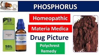 Phosphorus Drug Picture  Materia Medica  Homeopathy bhms phosphorus materiamedica [upl. by Tommy924]