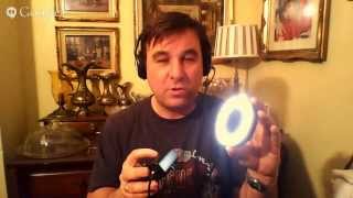 Aputure Amaran Halo AHLHC100 LED Ring Light CRI 95 Review  On Canon dSLR [upl. by Eetnom]