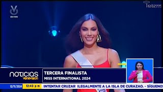 Sakra Guerrero quedó como tercera finalista el Miss International 2024  12 de noviembre de 2024 [upl. by Airlia]