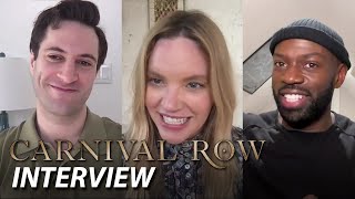 Carnival Row Final Season Interview with Tamzin Merchant David Gyasi Arty Froushan and more [upl. by Chrissie268]